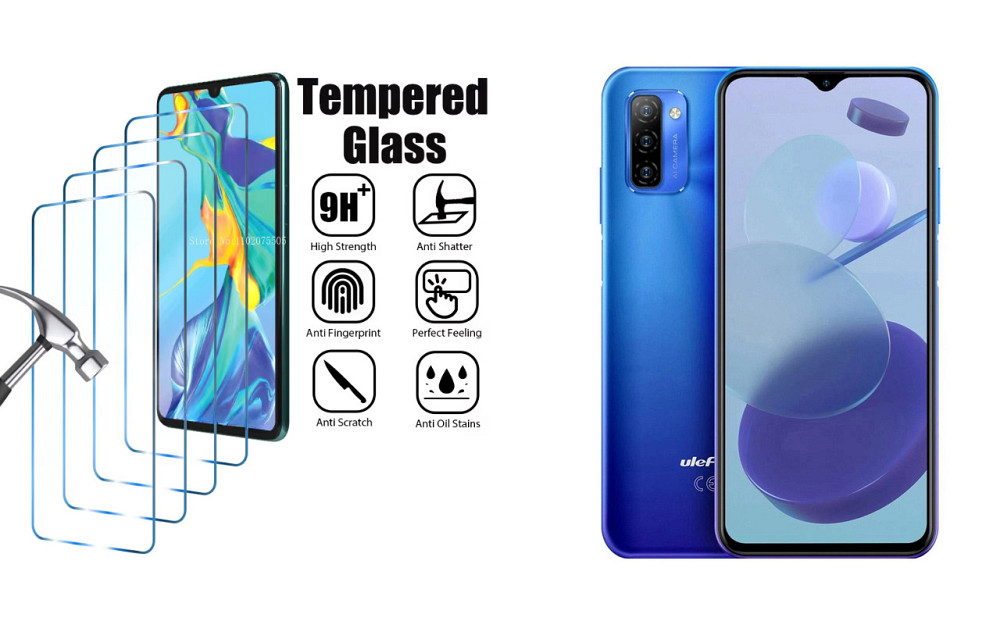 Захисне скло ArmorGlass для Ulefone Note 12, Note 12P – стійке до подряпин та ударів Київ - фото 1