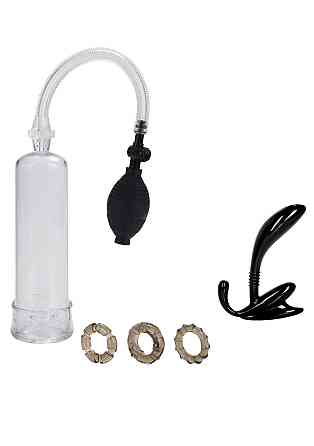 Набор 5 секс-игрушек для мужчин His Essential Pump Kit Sex Aura Киев