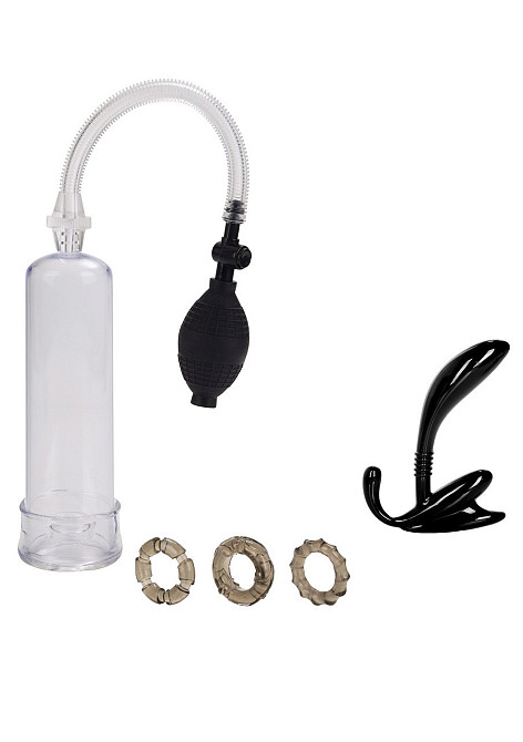 Набір 5 іграшок для чоловіків His Essential Pump Kit Sex Aura Київ - фото 2