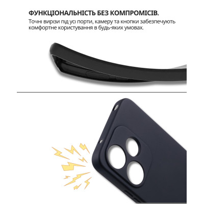 Чехол для мобильного телефона BeCover Silicone Xiaomi Redmi 13x Black (714685) Винница - изображение 4