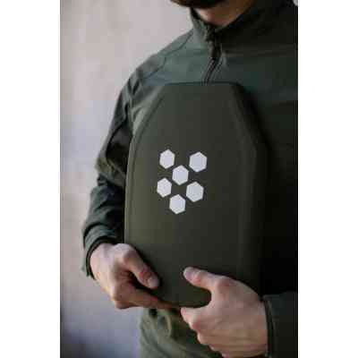 Бронеплита Ukrainian Armor Керамічна SA4, тип Stand Alone, клас захисту ДСТУ 6, розмір L (SA4L) Вінниця