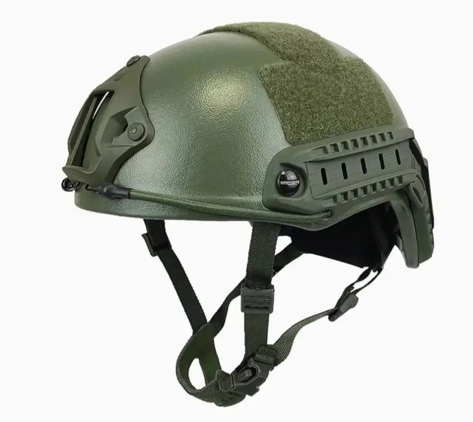 Шолом кевларовий Fast балістичний 3A Каска (розмір універсальний) Зелений Вінниця - фото 1