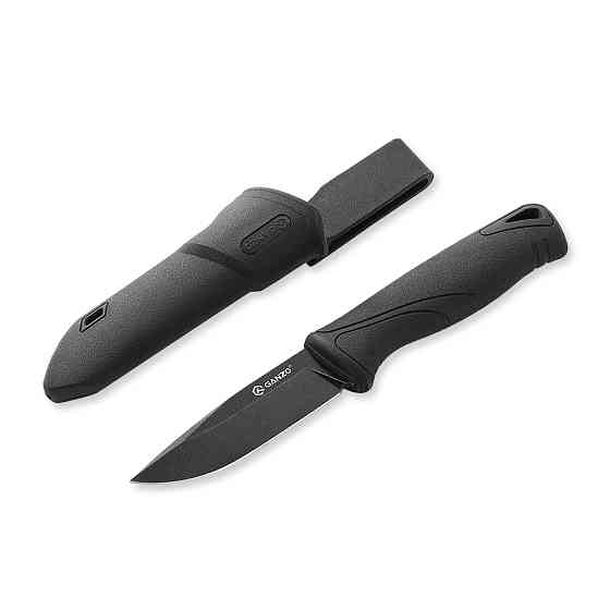Нож Ganzo G807BW-BK черный с чехлом Киев