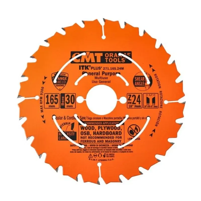 Пильний диск по дереву CMT 165x30x24z K1.7/1.1 (271.165.24M) Одеса - фото 1