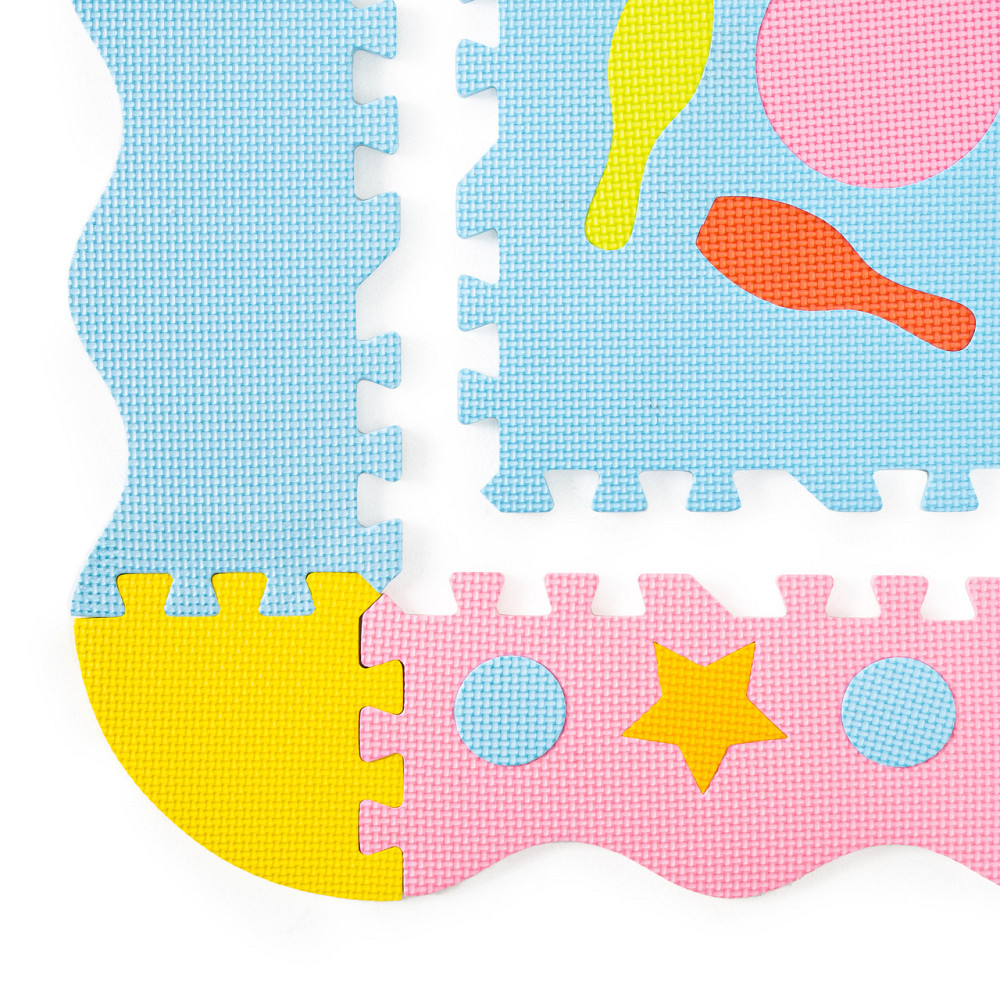 Дитячий килимок пазл з бортиками Toys 30x30 WCG EVA  - 25 частин, для дітей Київ - фото 7