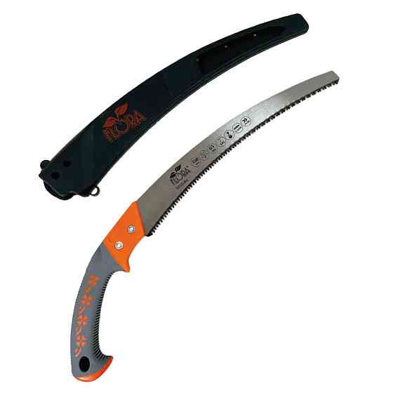 Flora Пила садовая изогнутая 330мм 7TPI с чехлом FLORA (5023284) Коломия