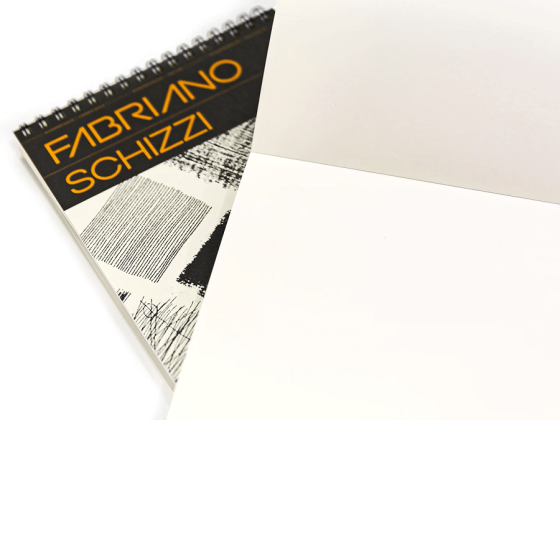 Альбом для эскизов на спирали Schizzi Sketch А3, 90г/м2 80л 20% хлопок Fabriano Киев
