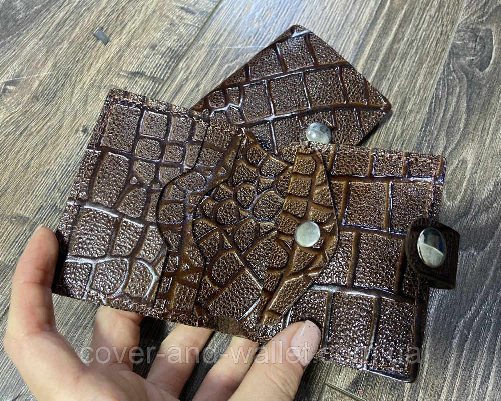 Красивый маленький женский кошелек из итальянской кожи ручной роботы ST Leather Киев - изображение 2