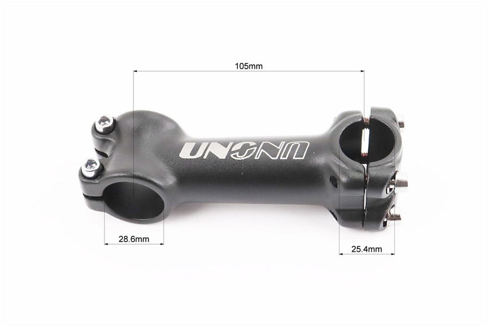 Винос керма MTB 28,6x25,4х105мм, алюмінієвий, чорний AS-601 Київ - фото 2