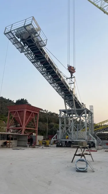 Радиальный конвейер Автоматический Телескопический Ptrc1000, 1000 т/час, PolygonMach Турция Киев - изображение 7