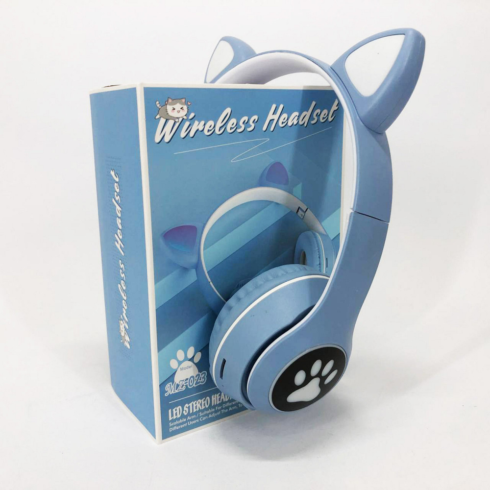 Детские аудио наушники Cat, Беспроводные наушники с кошачьими ушами и микрофоном, Кошачи навушники WY-78 Львов - изображение 1