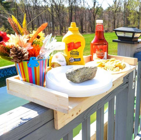 Подвесной балконный столик 