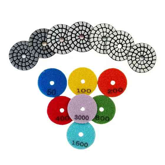 Диск для сухого шліфування на липучці 50 мм №800, черепашка 800 Grit (858340128) Київ