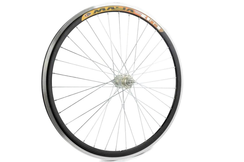 Обод велосипедный (в сборе) 24 (перед, 36 спиц, алюминий) (двойной) черный Мукачево - изображение 1