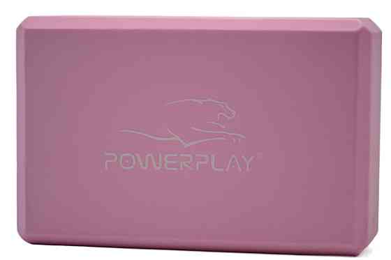 Блок для йоги PowerPlay 4006 Yoga Brick Рожевий Луцк