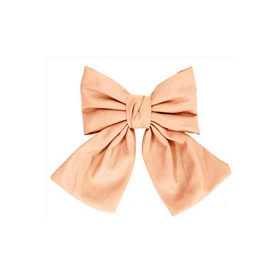 Дитяча зачіпка-бант 0901-191-15 еко-шкіра, персиковий Вінниця