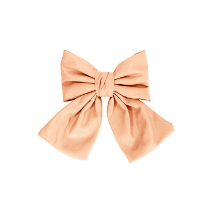 Детская зацепка-бант 0901-191-15 эко-кожа, персиковый Винница - изображение 1