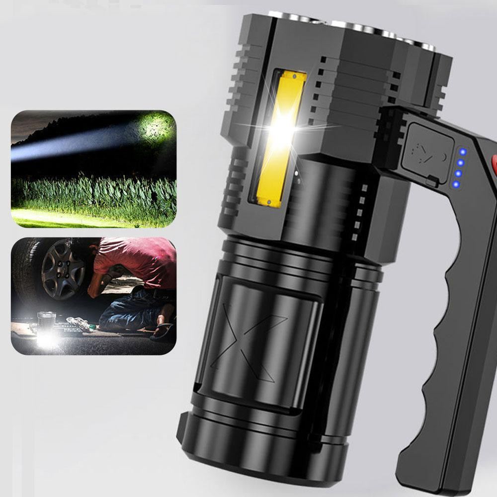 Світлодіодний ручний ліхтар 1200 мАг,4LED,від USB Multi Fuction Portable La SBR Київ - фото 5