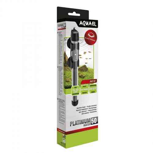 Обогреватель Aquael Platinum Heater 50 для аквариума с электронным термостатом 15-50 л 50 Вт 22,5см Киев