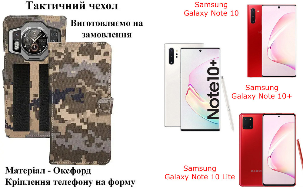 Тактический чехол для Oukitel Mix 2, крепится к снаряжению на липучке Киев - изображение 1