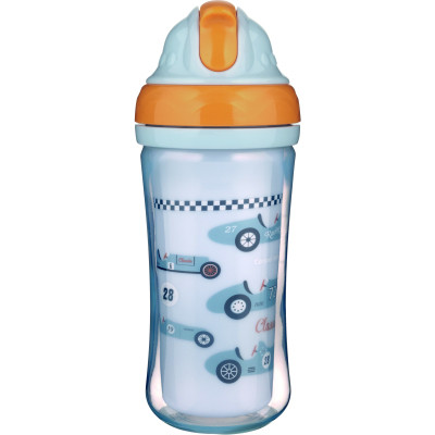 Поїльник-непроливайка Canpol babies Авто подвійна стінка із силіконовою трубочкою 260 мл (74/053) Вінниця - фото 2