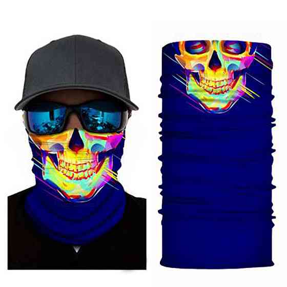 Бандана-трансформер с принтом черепа №23 Киев