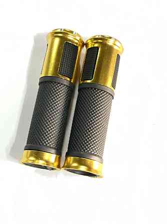 Ручки керма з алюмінію. відбійником (жовті)  GJCT Київ