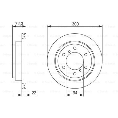 Тормозной диск Bosch 0 986 479 373 Винница - изображение 5