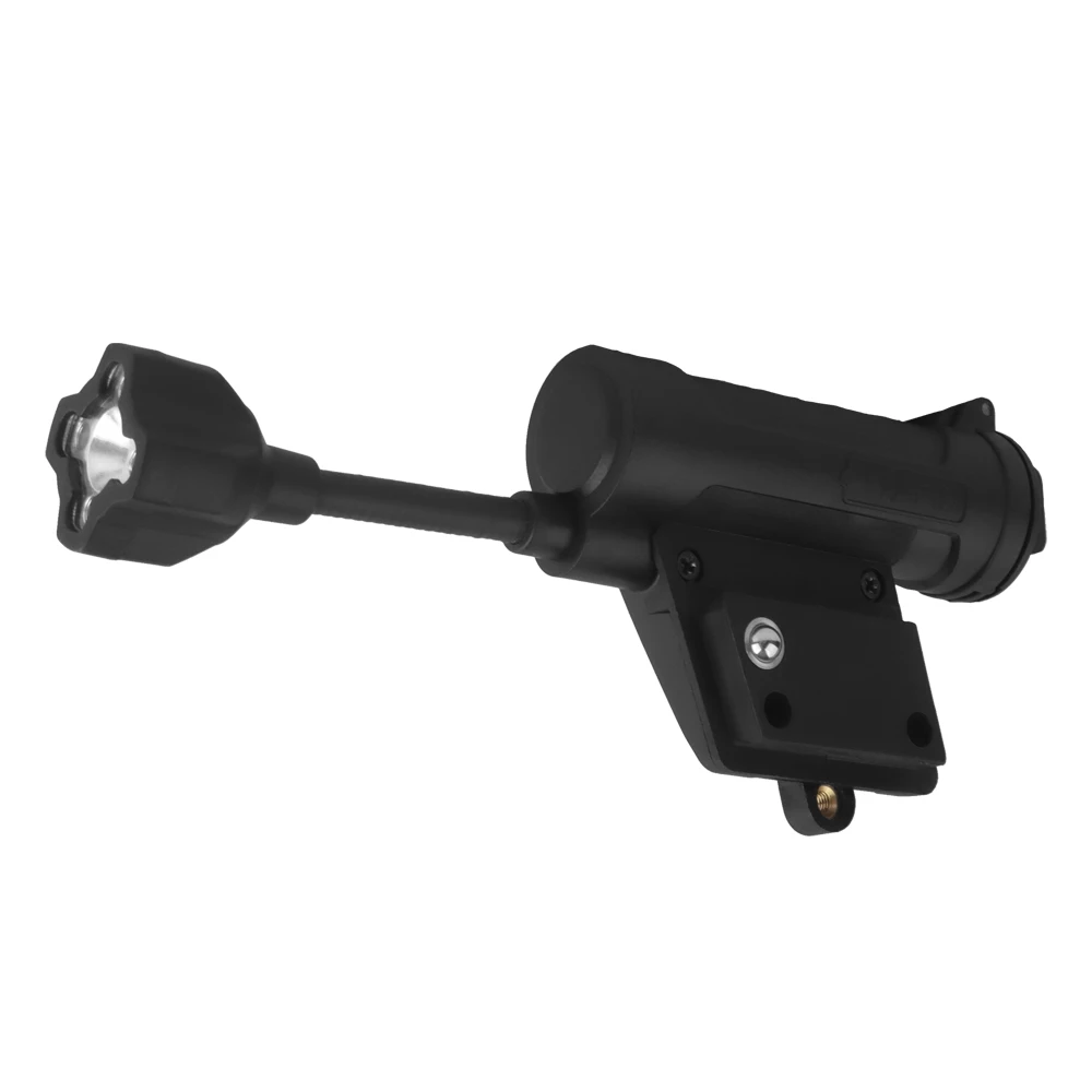 Ліхтар тактичний MPLS Charge 4.0 big size з кріпленням на шолом Чорний Київ - фото 3