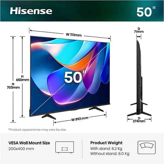 Телевізор Hisense 50A6S ( 22374 ) Харків