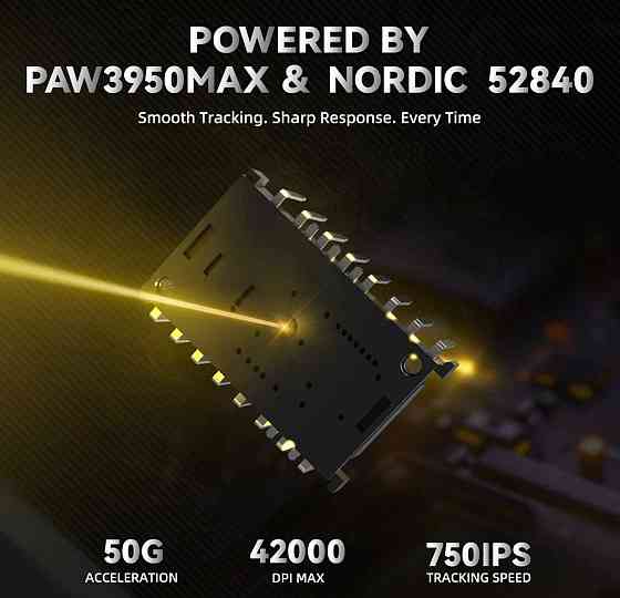 Новинка 2025! ATTACK SHARK R11 ULTRA  49г  8000гц 42000dpi. Харків