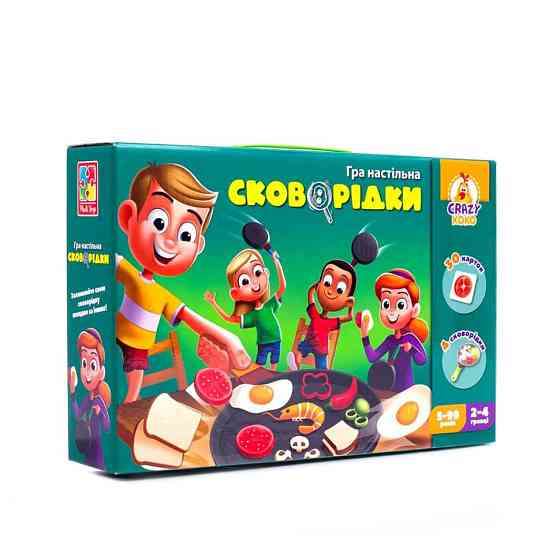 Настольная игра на скорость Сковородки VT2309-01 на укр. языке Винница