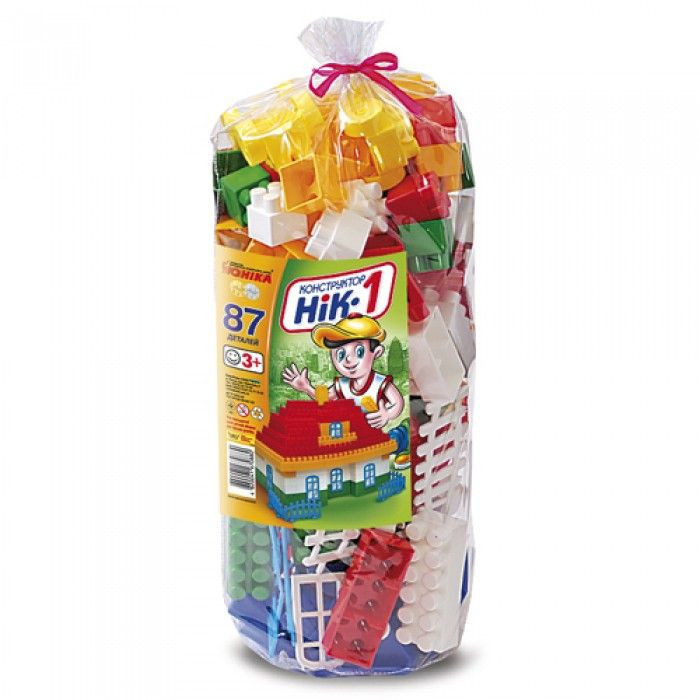 Конструктор з великими деталями "НІК - 1" 70880, 87 запчастин Вінниця - фото 1