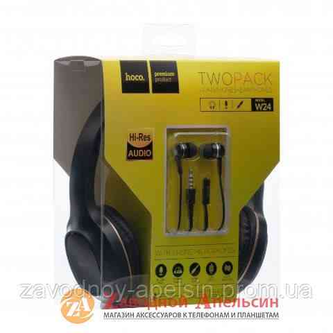 Навушники гарнітура hoco W5 комплект 2в1 Одеса
