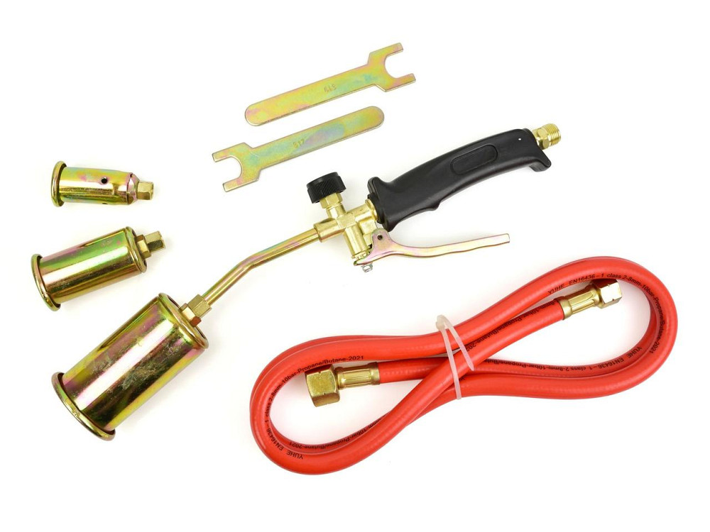 Газовий пальник покрівельних робіт "GeKo" довжиною 40см  на 1 сопло 50мм (35, 25) і шлангом 1,5м Киев - изображение 1