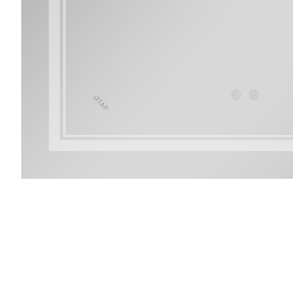 Дзеркало Qtap Cardinal (CA1) 800х500 з LED-підсвіткою Touch, з антизапотіванням, з димером, темп. кольору (3000-6500K) Reverse Київ - фото 10