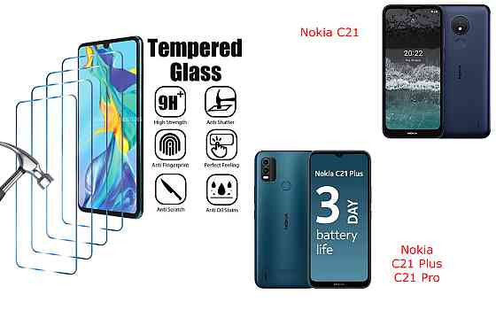 Защитное стекло ArmorGlass для Nokia C21, C21 Plus, C21 Pro – устойчивое к царапинам и ударам Киев