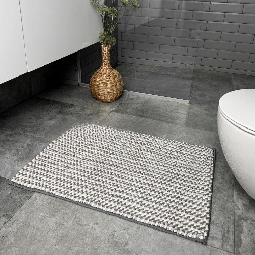 Килимок для ванної кімнати 50*80см Мелоді сірий Дариана Житомир - фото 4