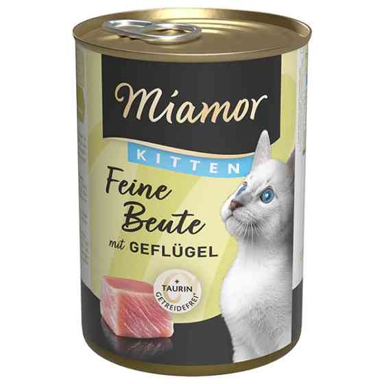 Miamor Feine Beute mit Gefl&uuml;gel МИАМОР ФАЙНЕ БАЙТЕ ПТИЦА беззерновой полнорационный влажный корм для кошенят Киев