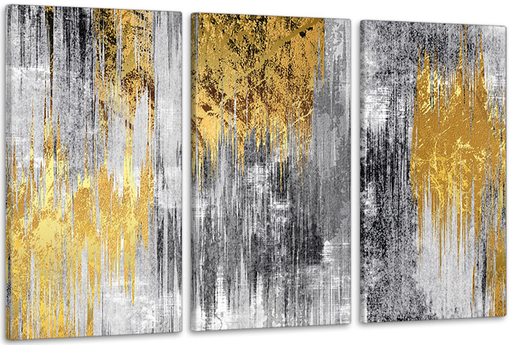 Модульна картина у вітальню/ спальню  Абстракція    ART-176_3A 70х130 см Київ - фото 1