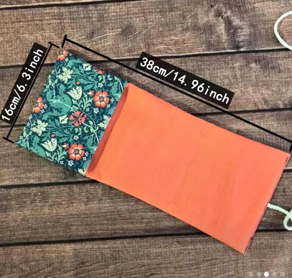 Сумка для зберігання карт Таро з квітковим узором, чохол для карток Таро 38*17 см. Київ - фото 2