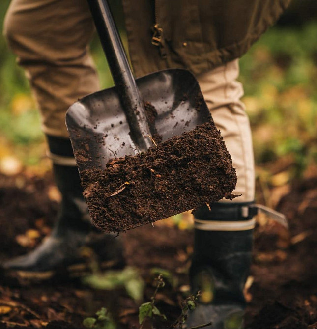 Садова Лопата совкова (шуфля) 127 см Fiskars "Solid" (132403/1003457) Ресорна сталь Нововолинськ - фото 10