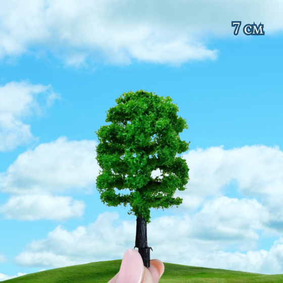 Зеленое дерево 7 см Каштан для миниатюры, макетов, диорам, песчаного стола, мини-сада, микроланшафта Одесса