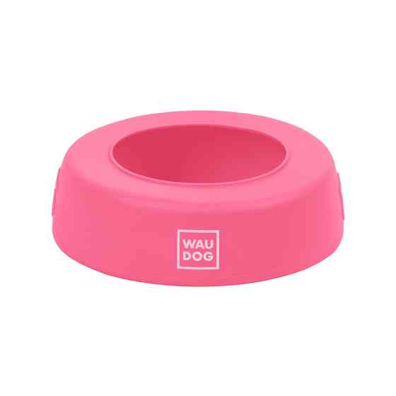Миска-непроливайка  WAUDOG Silicone, 750 мл рожевий Київ