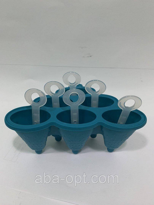 Силіконова форма на 6 виробів для морозива 14 х 14 х 10 см (шт) Одеса - фото 1