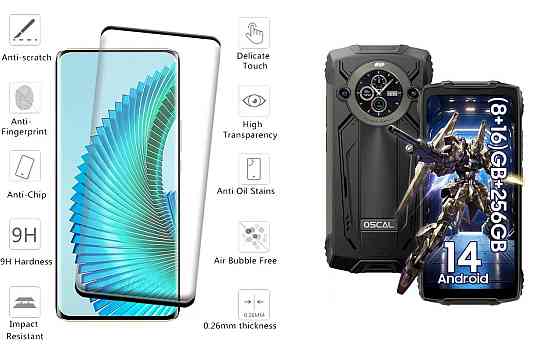 Защитное стекло HyperGlass Pro для Blackview Oscal Pilot 2 – максимальная чувствительность и защита Киев