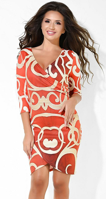 Плаття з абстрактним принтом (42) Київ - фото 1