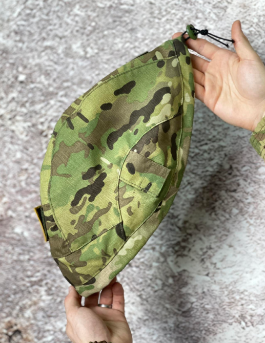 Чохол на шолом маскувальний мультикам Кавер чохол на каску шолом маскувальний тактичний Дніпро - фото 3