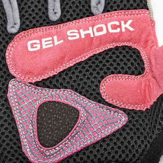 Рукавички для фітнесу Leone Gel Shock Purple S Киев
