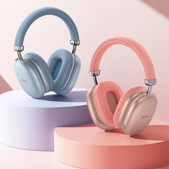 Бездротові накладні навушники HOCO W35 Max Joy BT headphones Pink Київ